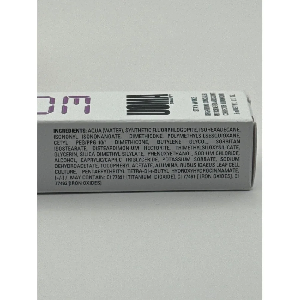UOMA Beauty Stay Woke Brightening Concealer White‎ Pearl T2 02 017 oz BNIB